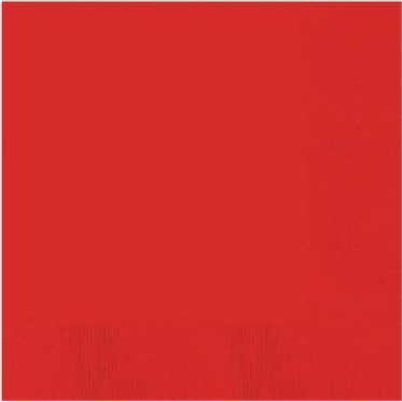(20) 2PLY APPLE RED DINNER NAPKINS