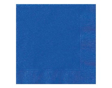(20) 33CM 2PLY ROYAL BLUE L/NAPKINS