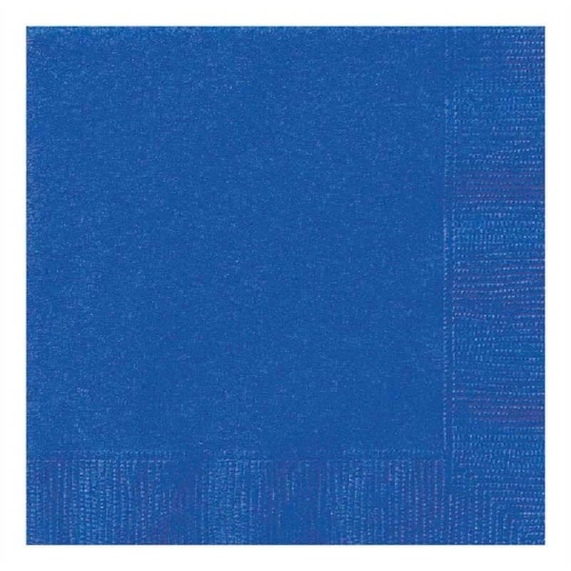 (20) 33CM 2PLY ROYAL BLUE L/NAPKINS