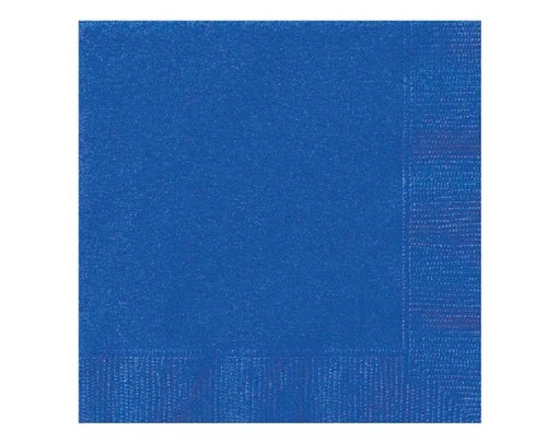 (20) 33CM 2PLY ROYAL BLUE L/NAPKINS