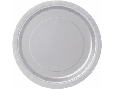 (16) 9IN SILVER PLATES