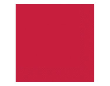 (50) 33CM 2PLY RED L/NAPKINS