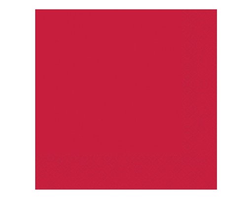(50) 33CM 2PLY RED L/NAPKINS