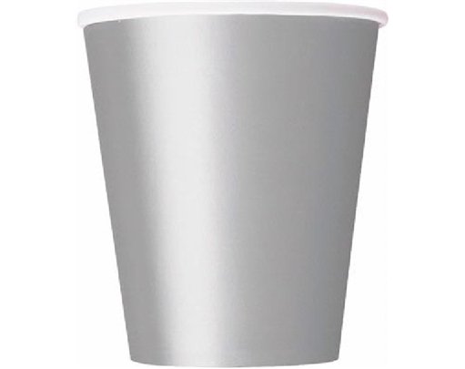 (14) 9OZ SILVER CUPS