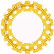 (8) 9IN SUNFLOWER YELLOW DOTS PLATES