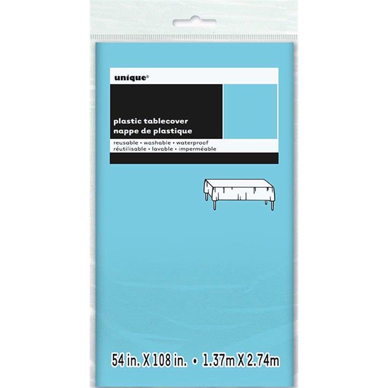 POWDER BLUE TABLECOVER (COMPACT PACKAGING)