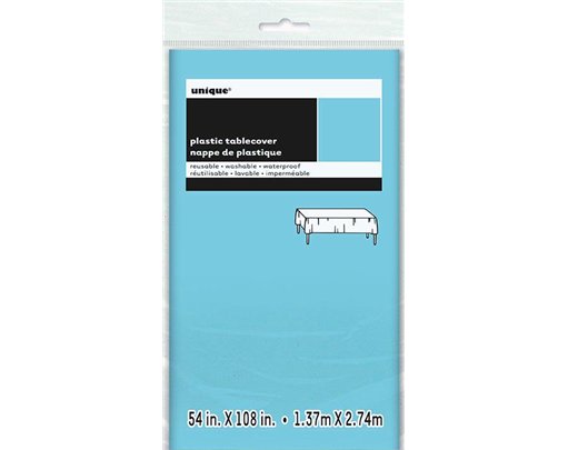 POWDER BLUE TABLECOVER (COMPACT PACKAGING)