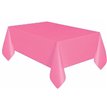 HOT PINK PLASTIC TABLECOVER (COMPACT PACKAGING)