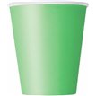 (14) 9OZ LIME GREEN CUPS
