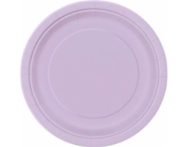 (16) 9IN LAVENDAR PLATES