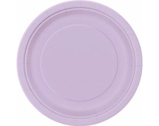 (16) 9IN LAVENDAR PLATES