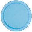 (16) 9IN POWDER BLUE PLATES