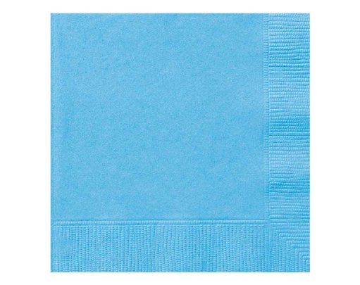 (20) 33CM 2PLY POWDER BLUE L/NAPKINS