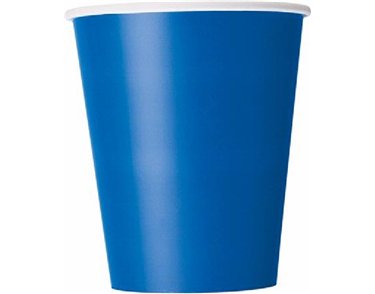 (14) 9OZ ROYAL BLUE CUPS