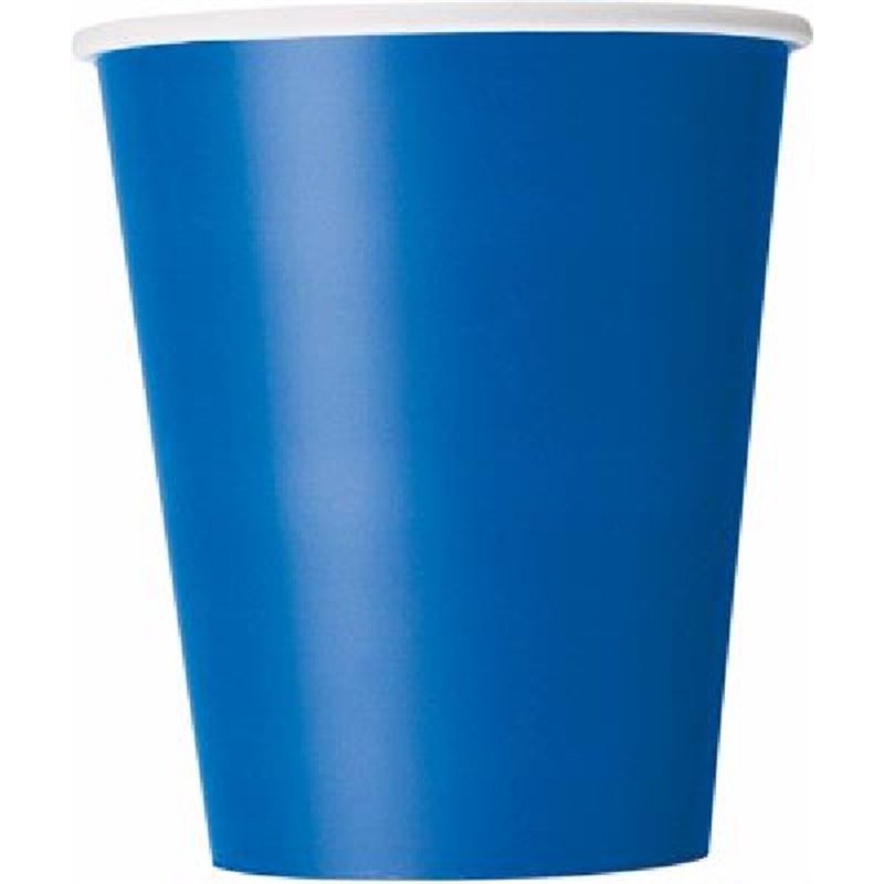 (14) 9OZ ROYAL BLUE CUPS