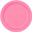 (16) 9IN HOT PINK PLATES