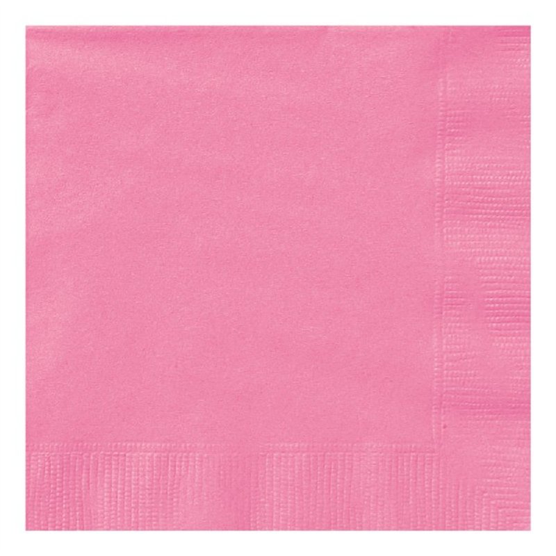 (20) 33CM 2PLY HOT PINK L/NAPKINS