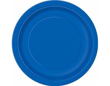 (16) 9IN ROYAL BLUE PLATES