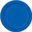 (16) 9IN ROYAL BLUE PLATES