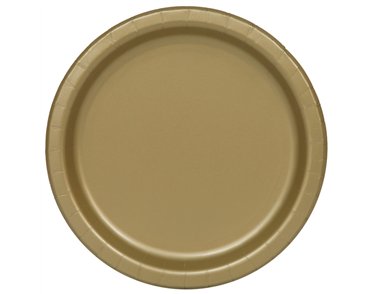 (16) 9IN GOLD PLATES