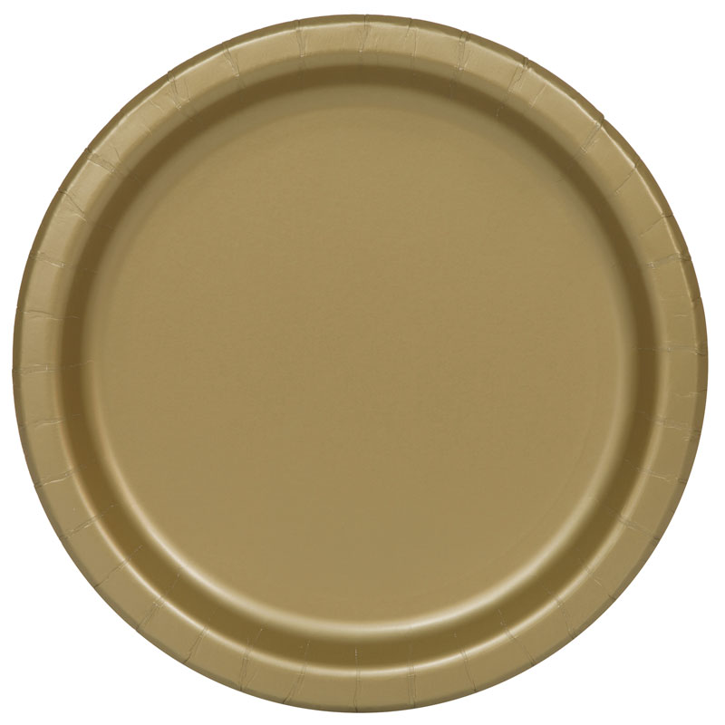 (16) 9IN GOLD PLATES