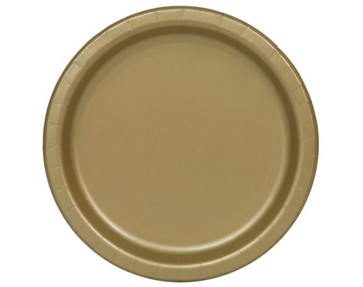 (16) 9IN GOLD PLATES