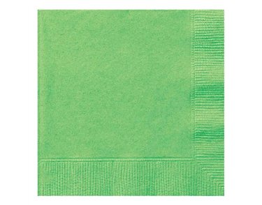 (20) 33CM 2PLY LIME GREEN L/NAPKINS