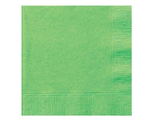 (20) 33CM 2PLY LIME GREEN L/NAPKINS