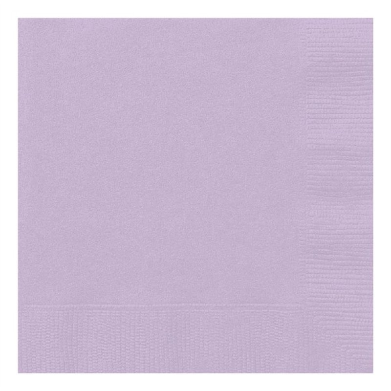 (20) 33CM 2PLY LAVENDAR L/NAPKINS