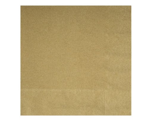 (20) 33CM 2PLY GOLD LUNCHEON NAPKINS