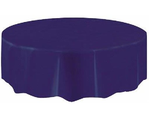TRUE NAVY BLUE ROUND TABLECOVER (STANDARD PACKAGING)