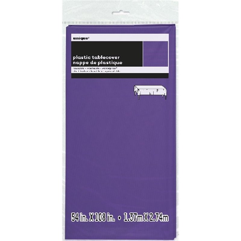 54X108IN NEON PURPLE TABLE COVER