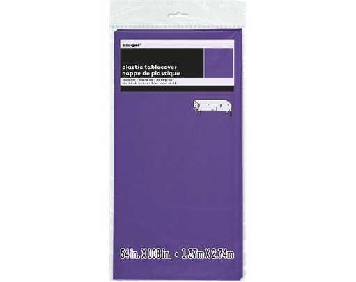 54X108IN NEON PURPLE TABLE COVER