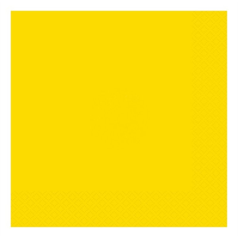 (20) 33CM NEON YELLOW L/NAPKINS