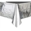 54X84IN SILVER FOIL TABLE COVER