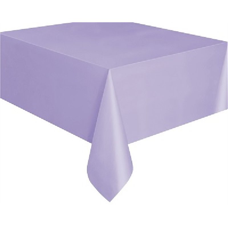 LAVENDER PLASTIC TABLECOVER (STANDARD PACKAGING)