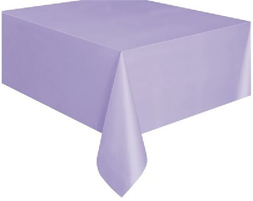 LAVENDER PLASTIC TABLECOVER (STANDARD PACKAGING)
