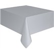 SILVER PLASTIC TABLECOVER (STANDARD PACKAGING)