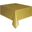 GOLD PLASTIC TABLECOVER (STANDARD PACKAGING)