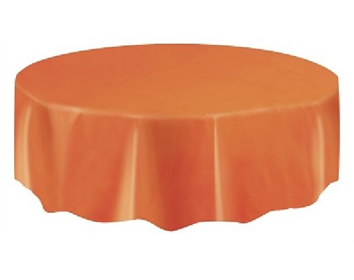 ORANGE ROUND TABLE COVER (STANDARD PACKAGING)