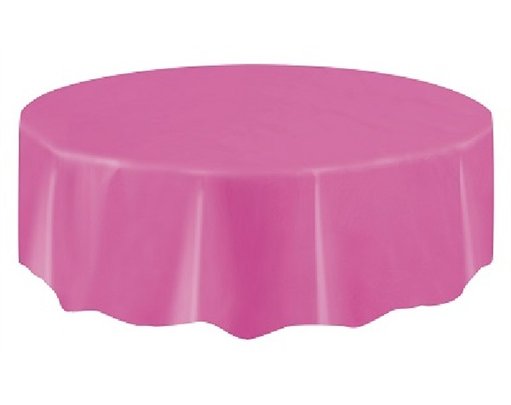 HOT PINK ROUND TABLECOVER (STANDARD PACKAGING)