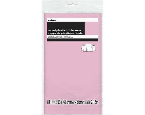 LOVELY PINK ROUND TABLECOVER (STANDARD PACKAGING)