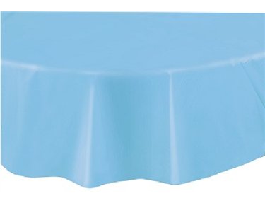 POWDER BLUE ROUND TABLECOVER (STANDARD PACKAGING)