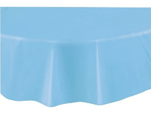 POWDER BLUE ROUND TABLECOVER (STANDARD PACKAGING)