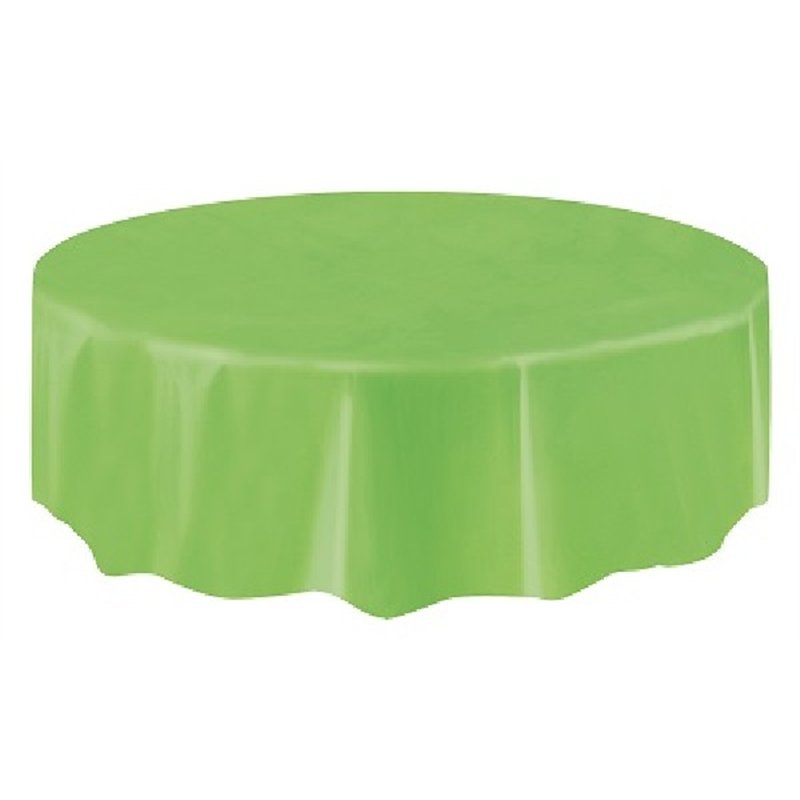LIME GREEN ROUND TABLE COVER (STANDARD PACKAGING)