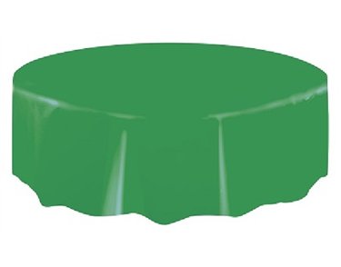 EMERALD GREEN ROUND TABLE COVER (STANDARD PACKAGING)