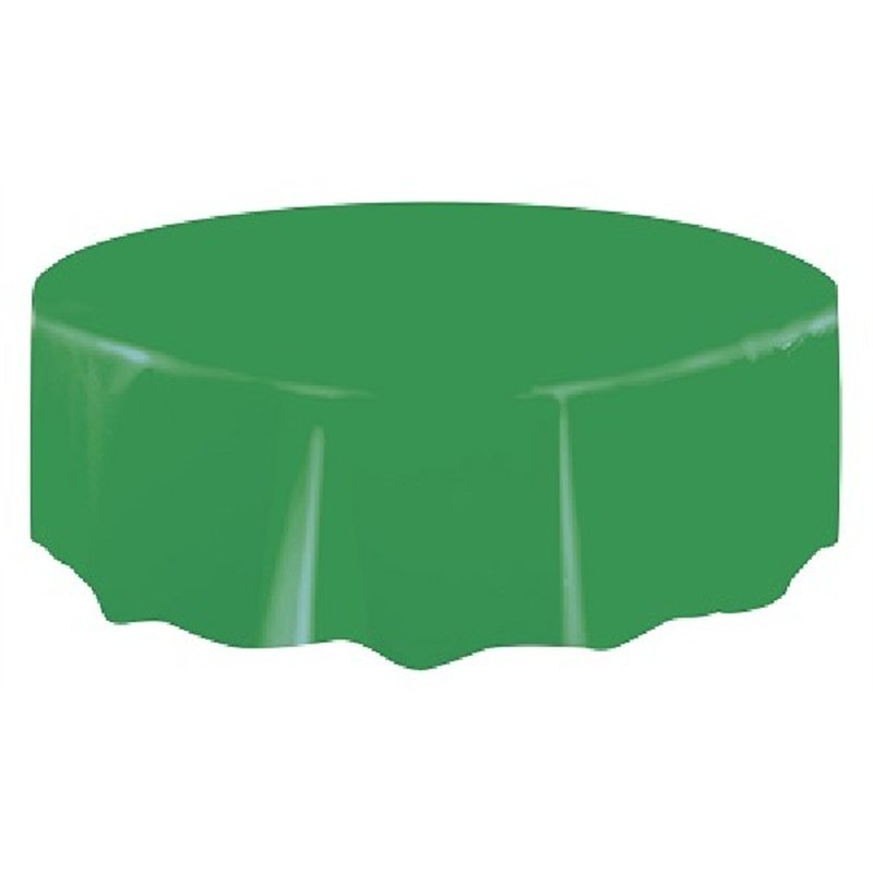 EMERALD GREEN ROUND TABLE COVER (STANDARD PACKAGING)