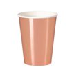 (8) 12OZ FOIL ROSE GOLD CUPS