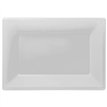 3PK WHITE PLASTIC PLATTERS