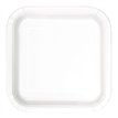 (16) 7IN BRIGHT WHITE SQUARE PLATES